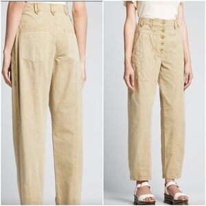 ULLA JOHNSON Cambrie Straight-Leg Pants